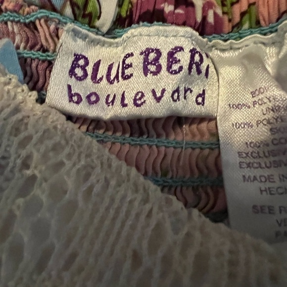 BLUEBERI BOULEVARD BABY GIRL HANDKERCHIEF DRESS SIZE 18 MONTHS - Picture 9 of 9